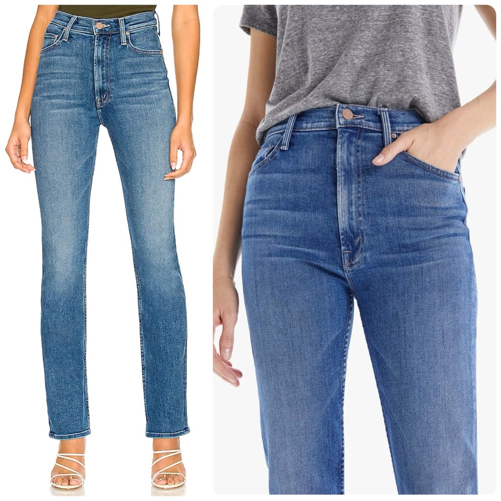 EUC MOTHER First Mate High Waisted Rider Skimp Denim Jeans